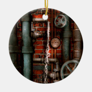 Adorno De Cerámica Steampunk - fontanería - tubos y válvulas