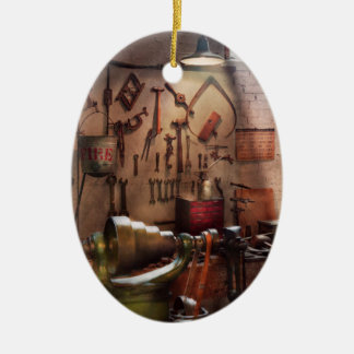 Adorno De Cerámica Steampunk - Maquinista - El taller de los inventor