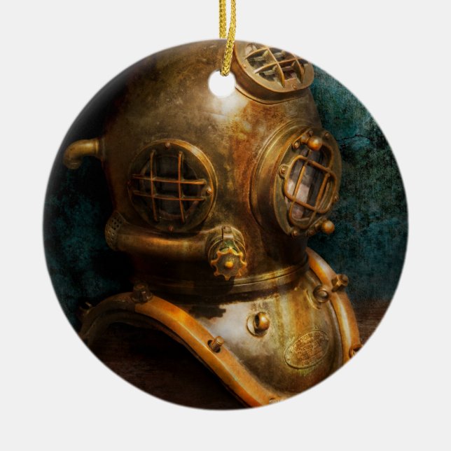 Adorno De Cerámica Steampunk - salto - el casco del salto (Frente)