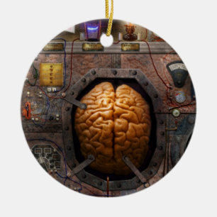 Adorno De Cerámica Steampunk - sobrecarga de información