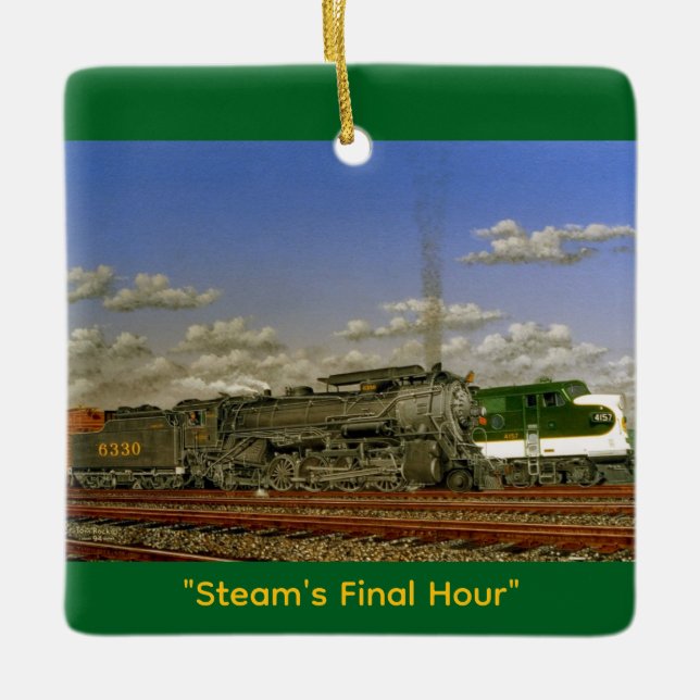 Adorno De Cerámica "Steam's Final Hour" by Tom Rock Ceramic Ornament (Anverso)