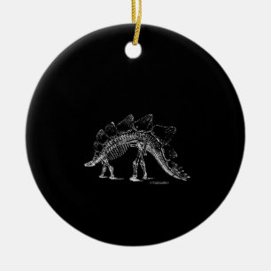 Adorno De Cerámica stegosaurus dinosaurio esqueleto nerdy biología re
