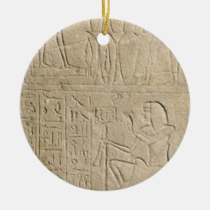 Adorno De Cerámica Stela que representa el incienso de ofrecimiento