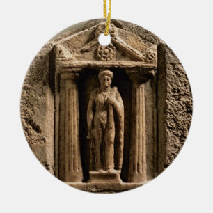 Adorno De Cerámica Stele votivo del mármol y de la piedra arenisca