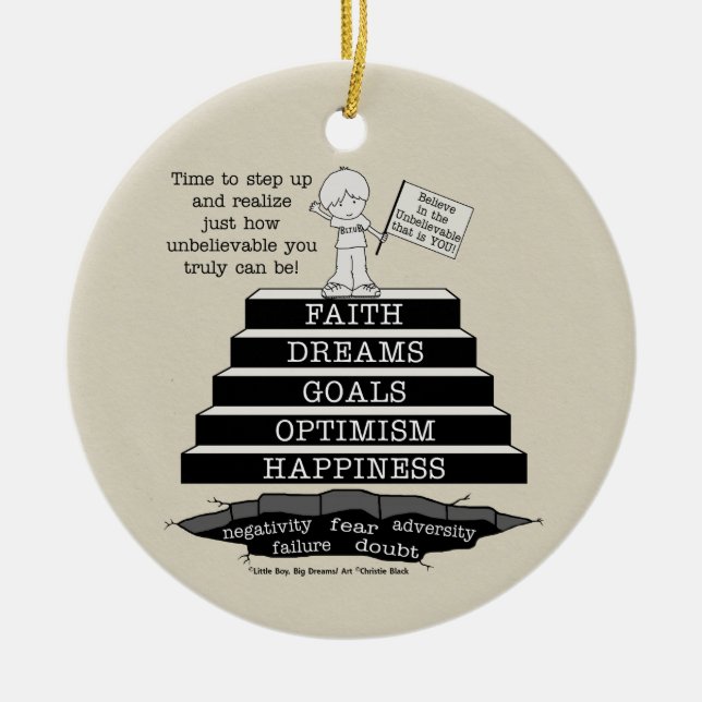 Adorno De Cerámica Step Up (Frente)