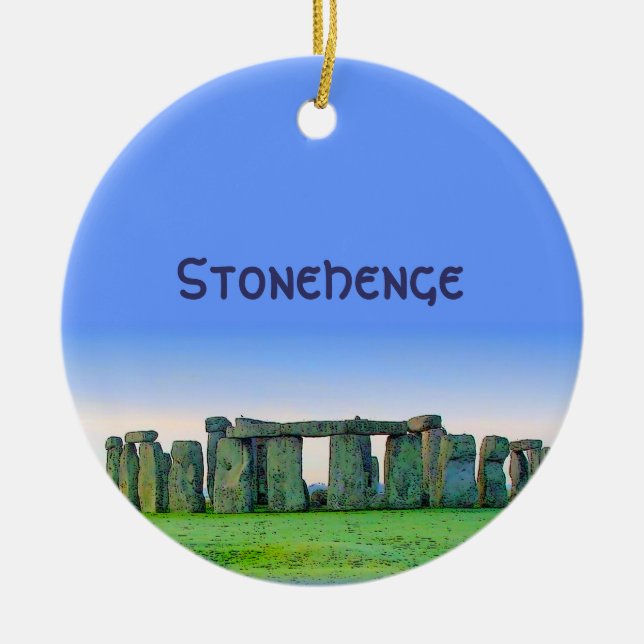 Adorno De Cerámica Stonehenge (Frente)