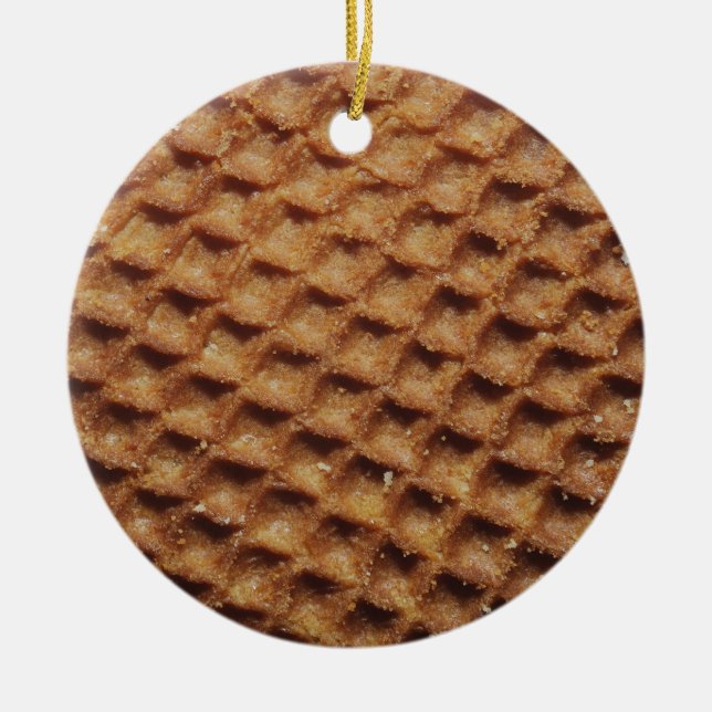 Adorno De Cerámica Stroopwafels (Frente)
