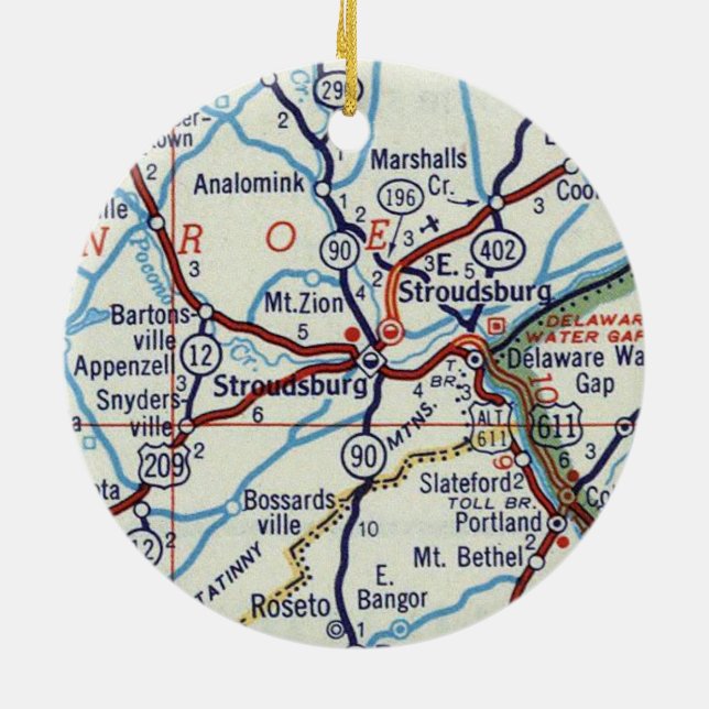 Adorno De Cerámica Stroudsburg PA (Atrás)