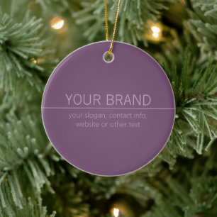 Adorno De Cerámica Su nombre de marca o empresa Modern Purple Mauve