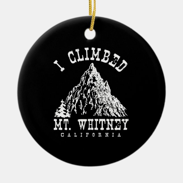 Adorno De Cerámica Subí Mt. Whitney California (Frente)