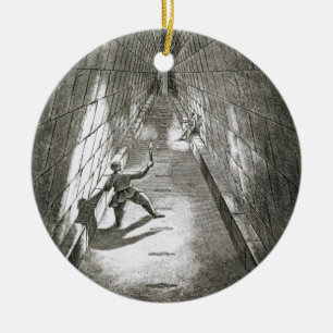 Adorno De Cerámica Subida interior de una pirámide, c.1780 (grabado)