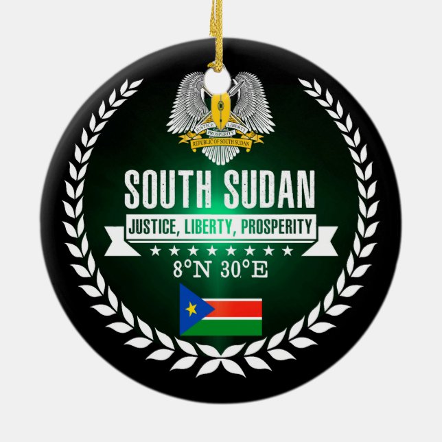 Adorno De Cerámica Sudán del Sur (Atrás)