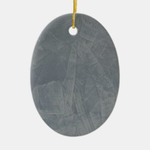 Adorno De Cerámica Suede Gris