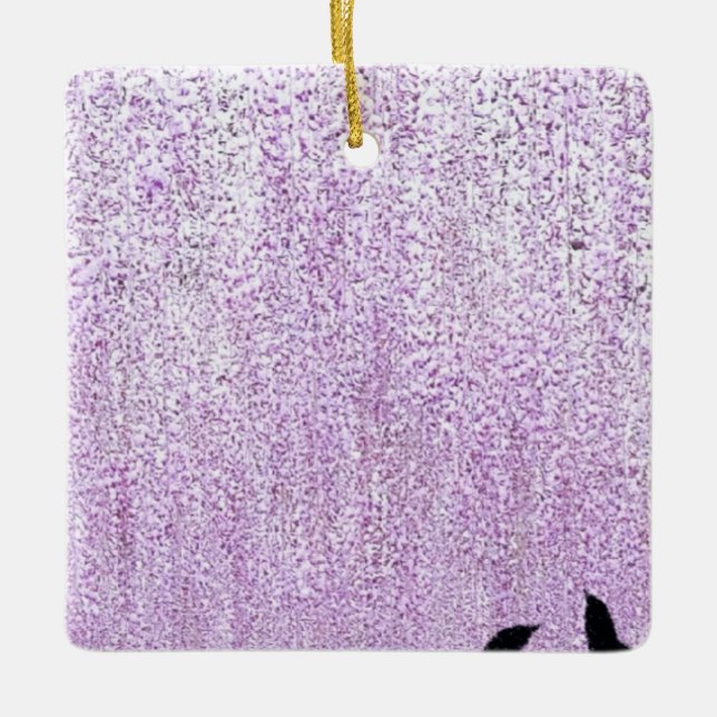 Adorno De Cerámica Sueño de dos aves (Anverso)