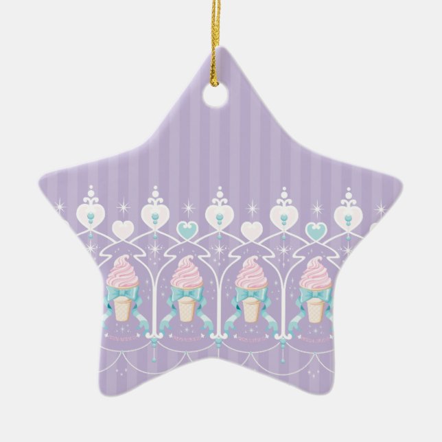 Adorno De Cerámica Sueño del helado - lavanda (Frente)
