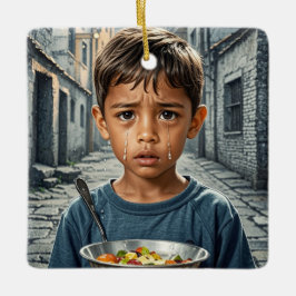 Adorno De Cerámica Sueños de brillo dorado