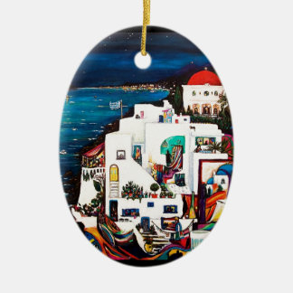 Adorno De Cerámica Sueños griegos de la isla
