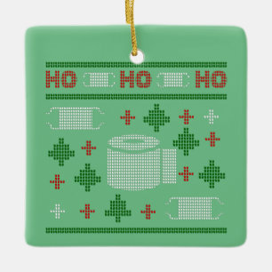 Adorno De Cerámica suéter navidad feo 2020