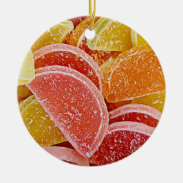 Adorno De Cerámica Sugar Jelly Candies Navidades de comida realistas