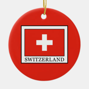 Adorno De Cerámica Suiza