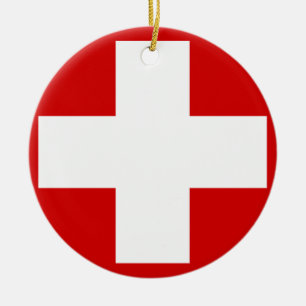 Adorno De Cerámica Suiza