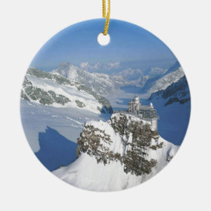 Adorno De Cerámica Suiza, Jungfraujoch, top de Europa
