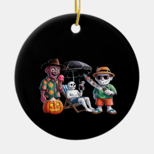 Adorno De Cerámica Summerween - Playa Summerween - Bruja Summerween -
