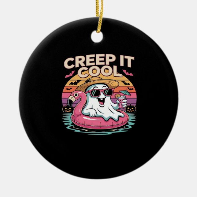 Adorno De Cerámica Summerween - Summerween Beach - Summerween Witch (Frente)