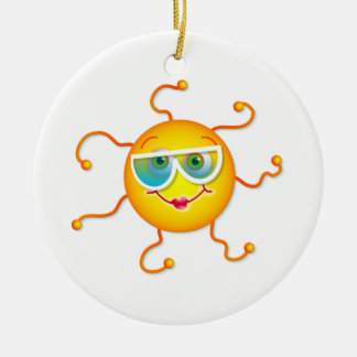 Adorno De Cerámica Sun lindo