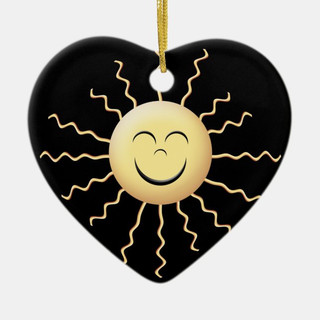 ADORNO DE CERÁMICA SUN ORNAMENT (Frente)