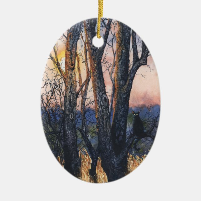 Adorno De Cerámica Sundown Ornament (Frente)