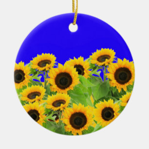 Adorno De Cerámica Sunflowers - Ucrania, bandera ucraniana, Libertad