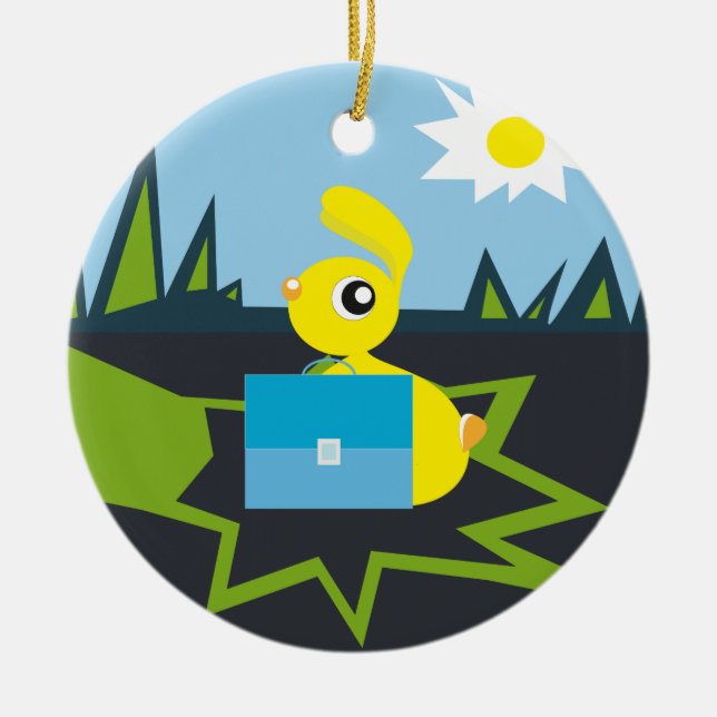 Adorno De Cerámica Sunny Bunny (Frente)