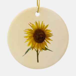 Adorno De Cerámica Sunny Sunflower