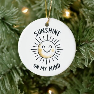 Adorno De Cerámica Sunshine En Mi Mente