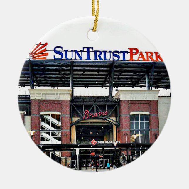 Adorno De Cerámica Suntrust Park, Suntrust Park Atlanta, Suntrust Par (Frente)