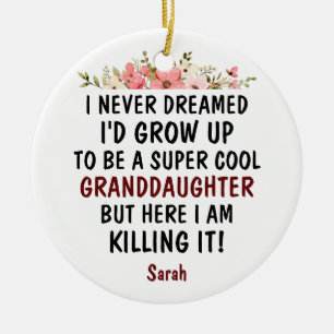 Adorno De Cerámica Super Guay Abuela Matando Divertido Regalo