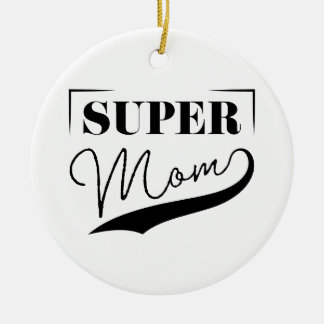 Adorno De Cerámica Super Mamá