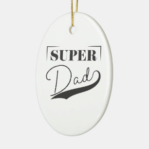 Adorno De Cerámica Super Papá