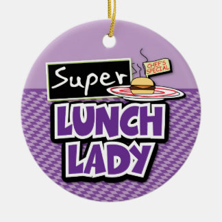Adorno De Cerámica Super Señora Almuerzo