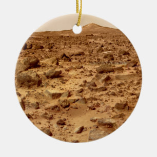 Adorno De Cerámica Superficie rocosa del planeta Marte