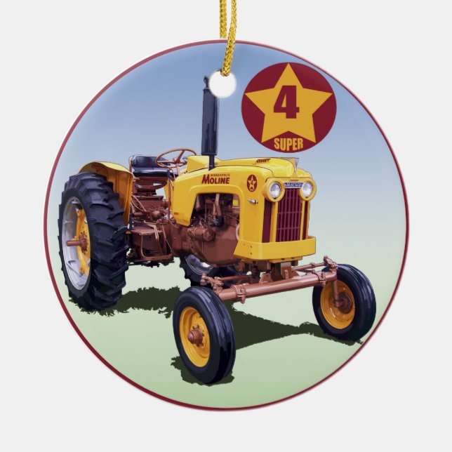 Adorno De Cerámica Superintendente de 4 estrellas de Minneapolis-Moli (Frente)