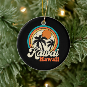 Adorno De Cerámica Surfear Kawaii Hawaii