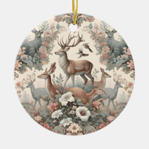 Adorno De Cerámica Susurros forestales encantados: Vida salvaje victo