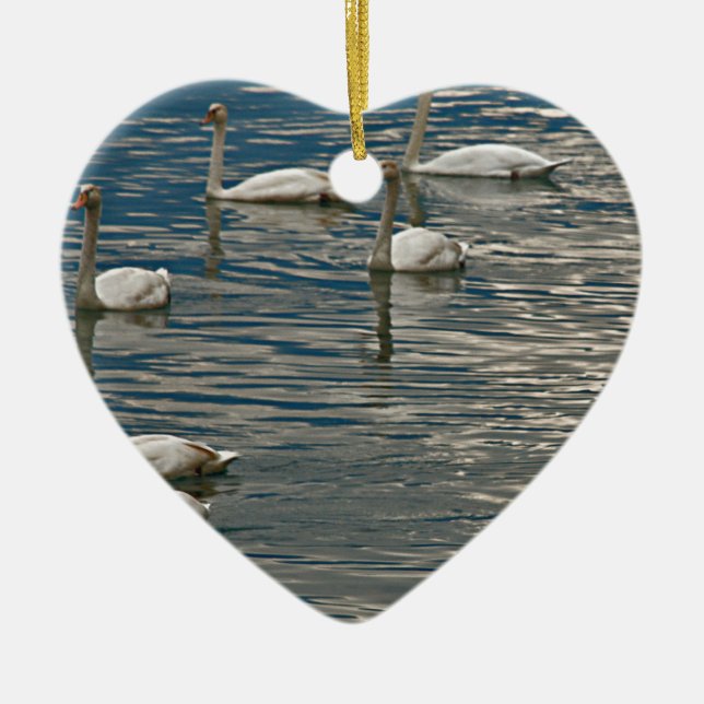 Adorno De Cerámica Swan Song (Frente)