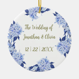 Adorno De Cerámica Sweet Shower Spring purple Floral Wedding