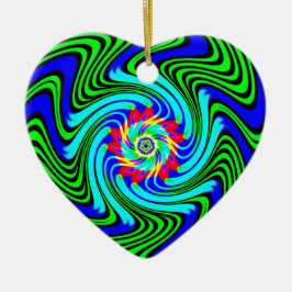 Adorno De Cerámica Swirl Dancing