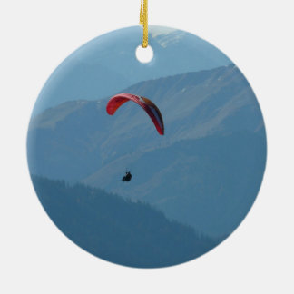 Adorno De Cerámica Swiss Paragliding