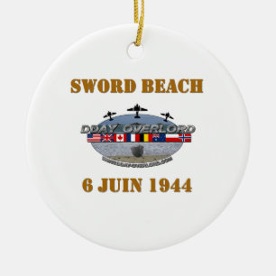 Adorno De Cerámica Sword Beach 1944
