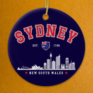 Adorno De Cerámica Sydney Cityscape, Australia